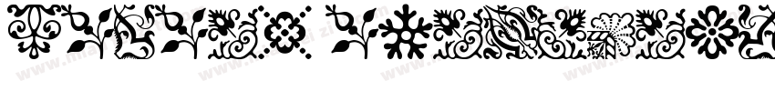 Bodoni ornaments字体字体转换